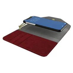 iDeal of Sweden - Mayfair Clutch Velvet Cover - Red - iPhone XR - iPhone Case - New Fashion Collection - Avvenice