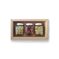 Il Bottaccio - Brine Olive Tris Olive Gift Box - Tuscan Extra Virgin Olive Oil - Gift Ideas - Italian - High Quality - Avvenice