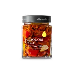 Il Bottaccio - Dried Tomatoes Seasoned in Extra Virgin Olive Oil - Italian - High Quality - 280 gr - Avvenice