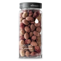 Il Bottaccio - Leccino Black Olives in Brine - Italian - High Quality - 550 gr - Avvenice
