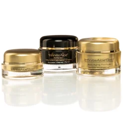 InfiniteAloe - Skin Care - Gold Anti-Aging & Microdermabrasion Formula - Luxury Organic Cream - Aloe Vera - Cruelity Free - Avvenice