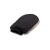 Isha Cosmetics - Exfoliating Glove in Cotton Silver Thread Black - Organic - Natural - Vegetable Exclusive Soap - Avvenice