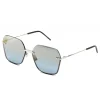 Italia Independent - I-I Mod. Janice 0314 - Silver Full Blue - 0314.075.001 - Sunglasses - Italy Independent Eyewear - Avvenice