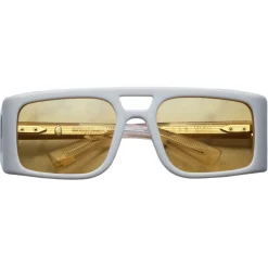 Jacques Marie Mage - Windsor Off White - Limited Edition - White Yellow - Jacques Marie Mage Eyewear - Avvenice