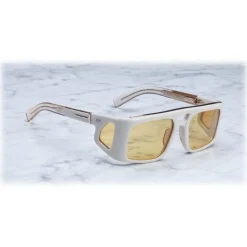 Jacques Marie Mage - Windsor Off White - Limited Edition - White Yellow - Jacques Marie Mage Eyewear - Avvenice