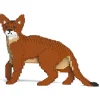 Jekca - Abyssinian Cat 01S - Lego - Sculpture - Construction - 4D - Brick Animals - Toys - Avvenice
