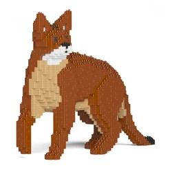 Jekca - Abyssinian Cat 01S - Lego - Sculpture - Construction - 4D - Brick Animals - Toys - Avvenice