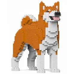 Jekca - Akita Inu 01-M01 - Big - Lego - Sculpture - Construction - 4D - Brick Animals - Toys - Avvenice