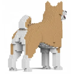 Jekca - Akita Inu 01S-M02 - Lego - Sculpture - Construction - 4D - Brick Animals - Toys - Avvenice