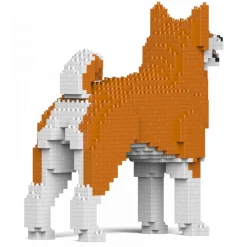 Jekca - Akita Inu 01S-M01 - Lego - Sculpture - Construction - 4D - Brick Animals - Toys - Avvenice