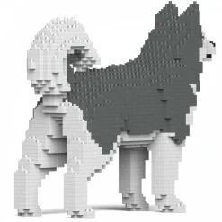 Jekca - Alaskan Malamute 01-M03 - Big - Lego - Sculpture - Construction - 4D - Brick Animals - Toys - Avvenice