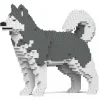 Jekca - Alaskan Malamute 01S-M03 - Lego - Sculpture - Construction - 4D - Brick Animals - Toys - Avvenice