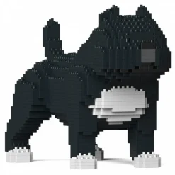 Jekca - American Bully 01-M02 - Big - Lego - Sculpture - Construction - 4D - Brick Animals - Toys - Avvenice