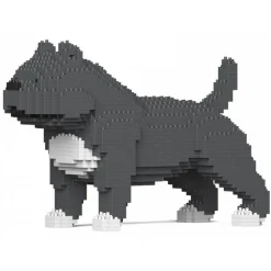 Jekca - American Bully 01-M03 - Big - Lego - Sculpture - Construction - 4D - Brick Animals - Toys - Avvenice