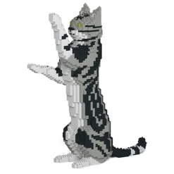 Jekca - American Shorthair Cat 05S-M01 - Lego - Sculpture - Construction - 4D - Brick Animals - Toys - Avvenice