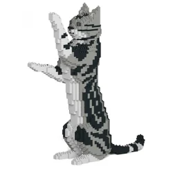 Jekca - American Shorthair Cat 05S-M01 - Lego - Sculpture - Construction - 4D - Brick Animals - Toys - Avvenice