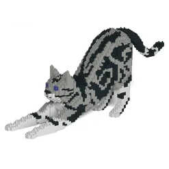 Jekca - American Shorthair Cat 04S-M01 - Lego - Sculpture - Construction - 4D - Brick Animals - Toys - Avvenice