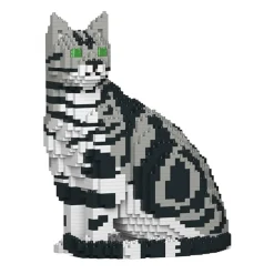 Jekca - American Shorthair Cat 01S-M01 - Lego - Sculpture - Construction - 4D - Brick Animals - Toys - Avvenice