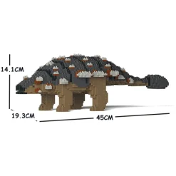 Jekca - Ankylosaurus 01S-M01 - Lego - Sculpture - Construction - 4D - Brick Animals - Toys - Avvenice