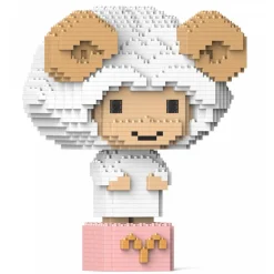 Jekca - Aries 01 - Big - Lego - Sculpture - Construction - 4D - Brick Animals - Toys - Avvenice