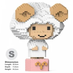 Jekca - Aries 01S - Lego - Sculpture - Construction - 4D - Brick Animals - Toys - Avvenice