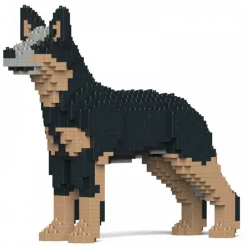 Jekca - Australian Cattle Dog 01-M01 - Big - Lego - Sculpture - Construction - 4D - Brick Animals - Toys - Avvenice