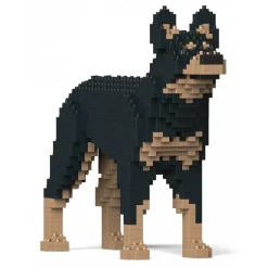 Jekca - Australian Kelpie 01S - Lego - Sculpture - Construction - 4D - Brick Animals - Toys - Avvenice
