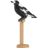 Jekca - Australian Magpie 01S - Lego - Sculpture - Construction - 4D - Brick Animals - Toys - Avvenice