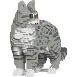 Jekca - Australian Mist 01S-M02 - Lego - Sculpture - Construction - 4D - Brick Animals - Toys - Avvenice