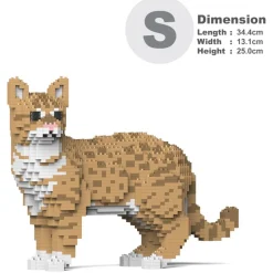 Jekca - Australian Mist 01S-M01 - Lego - Sculpture - Construction - 4D - Brick Animals - Toys - Avvenice