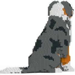 Jekca - Australian Shepherd 01-M01B - Lego - Sculpture - Construction - 4D - Brick Animals - Toys - Avvenice
