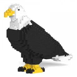 Jekca - Bald Eagle 01S - Lego - Sculpture - Construction - 4D - Brick Animals - Toys - Avvenice