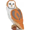 Jekca - Barn Owl 01 - Lego - Sculpture - Construction - 4D - Brick Animals - Toys - Avvenice