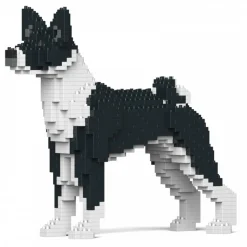 Jekca - Basenji 01-M02 - Big - Lego - Sculpture - Construction - 4D - Brick Animals - Toys - Avvenice