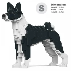 Jekca - Basenji 01S-M02 - Lego - Sculpture - Construction - 4D - Brick Animals - Toys - Avvenice