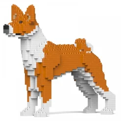 Jekca - Basenji 01S-M01 - Lego - Sculpture - Construction - 4D - Brick Animals - Toys - Avvenice