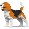 Jekca - Beagle 03 - Big - Lego - Sculpture - Construction - 4D - Brick Animals - Toys - Avvenice