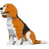 Jekca - Beagle 02 - Lego - Sculpture - Construction - 4D - Brick Animals - Toys - Avvenice