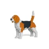 Jekca - Beagle - Dog - 01S - Lego - Sculpture - Construction - 4D - Brick Animals - Toys - Avvenice