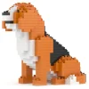 Jekca - Beagle Mini 01 - Lego - Sculpture - Construction - 4D - Brick Animals - Toys - Avvenice