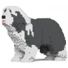 Jekca - Bearded Collie 01S-M03 - Lego - Sculpture - Construction - 4D - Brick Animals - Toys - Avvenice