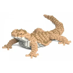 Jekca - Bearded Dragon 01S - Lego - Sculpture - Construction - 4D - Brick Animals - Toys - Avvenice