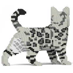 Jekca - Bengal Cat 4-in-1 Pack 01S-M02 - Lego - Sculpture - Construction - 4D - Brick Animals - Toys - Avvenice