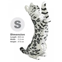 Jekca - Bengal Cat 4-in-1 Pack 01S-M02 - Lego - Sculpture - Construction - 4D - Brick Animals - Toys - Avvenice