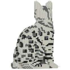 Jekca - Bengal Cat 4-in-1 Pack 01S-M02 - Lego - Sculpture - Construction - 4D - Brick Animals - Toys - Avvenice
