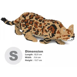 Jekca - Bengal Cat 4-in-1 Pack 01S-M01 - Lego - Sculpture - Construction - 4D - Brick Animals - Toys - Avvenice