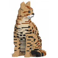 Jekca - Bengal Cat 4-in-1 Pack 01S-M01 - Lego - Sculpture - Construction - 4D - Brick Animals - Toys - Avvenice