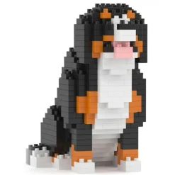 Jekca - Bernese Mountain Dog Mini 01 - Big - Lego - Sculpture - Construction - 4D - Brick Animals - Toys - Avvenice