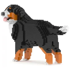 Jekca - Bernese Mountain Dog 03B (version 2024) - Big - Lego - Sculpture - Construction - 4D - Brick Animals - Toys - Avvenice
