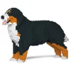 Jekca - Bernese Mountain Dog 02 - Big - Lego - Sculpture - Construction - 4D - Brick Animals - Toys - Avvenice
